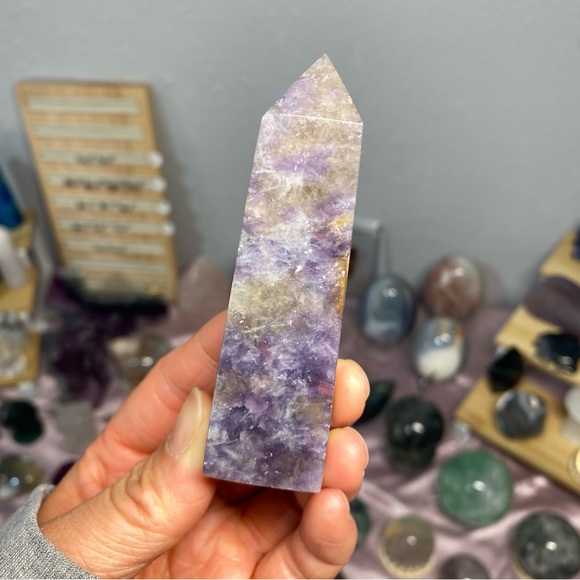 Other - UNICORN PURPLE PINK JASPER CRYSTAL TOWER